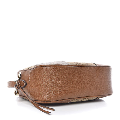 Gucci Monogram Mini Bree Messenger Bag Beige Tabacco 4 of 10