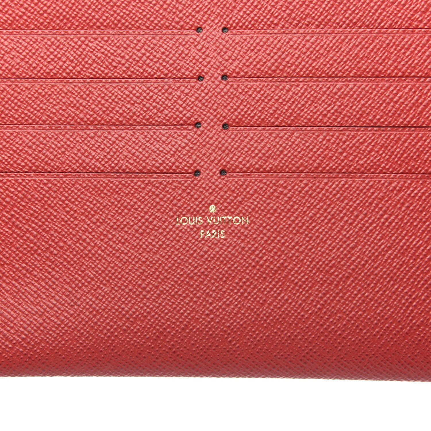 Louis Vuitton Calfskin Felicie Card Holder Insert Cherry 5 of 6
