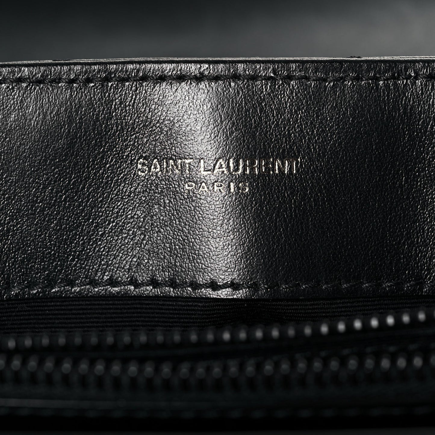 Calfskin Y Quilted Monogram Small Loulou Chain Satchel Black