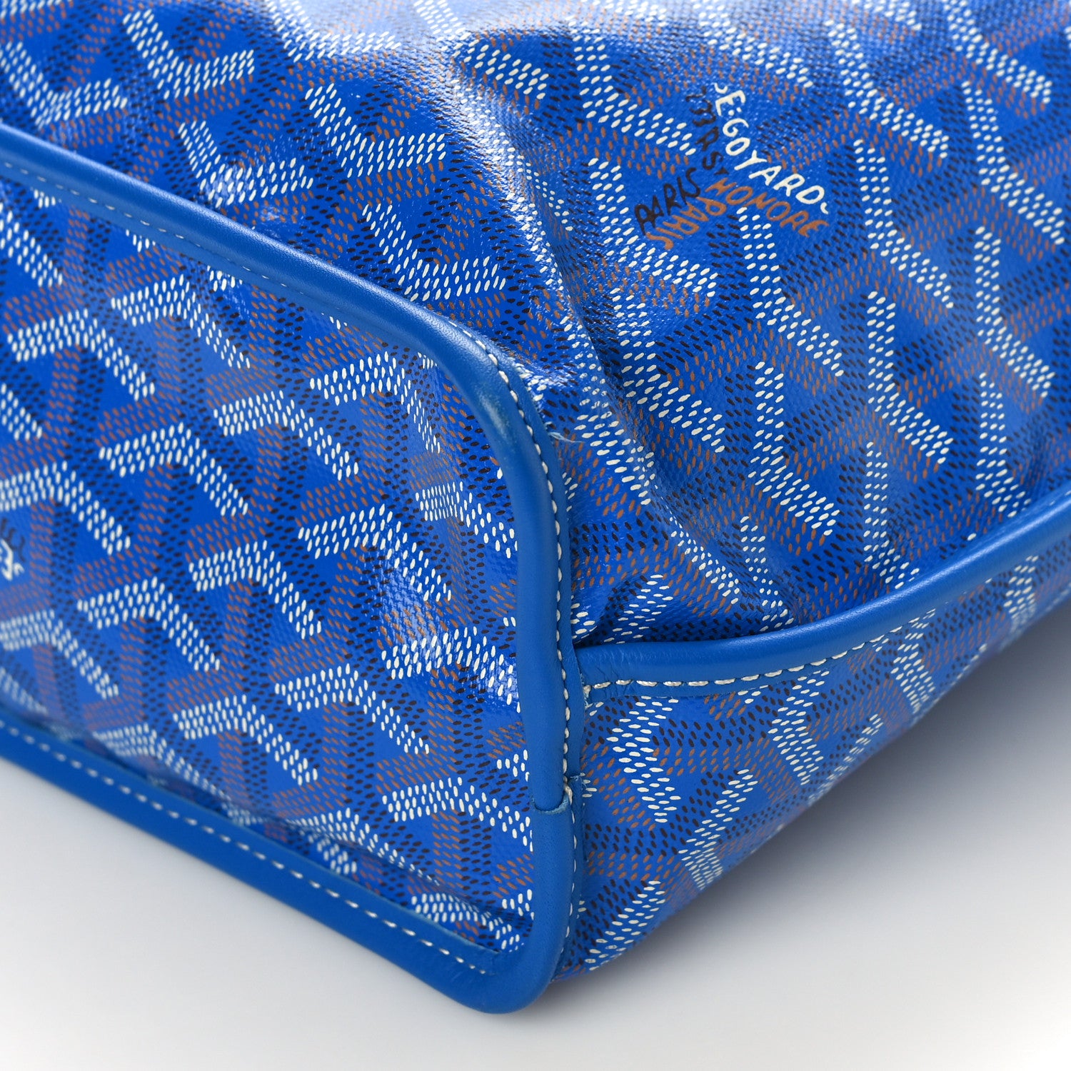 Goyard Goyardine Reversible Mini Anjou Sky Blue 9 of 10