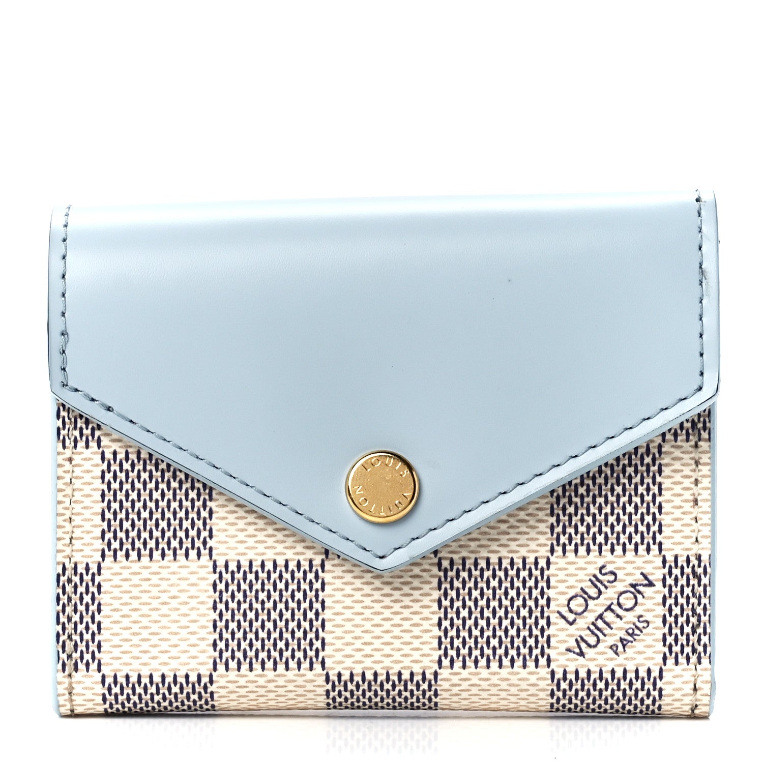 Louis Vuitton Damier Azur Zoe Wallet Olympe 1 of 13