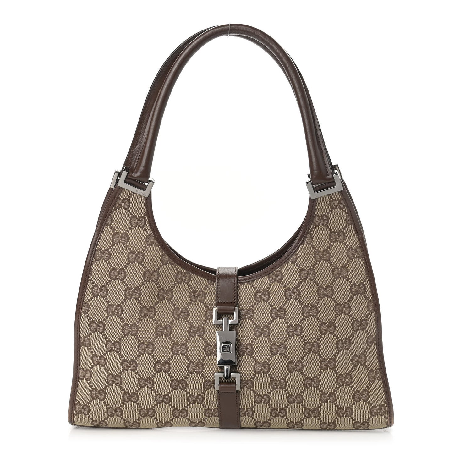 Monogram Small Bardot Bag Brown