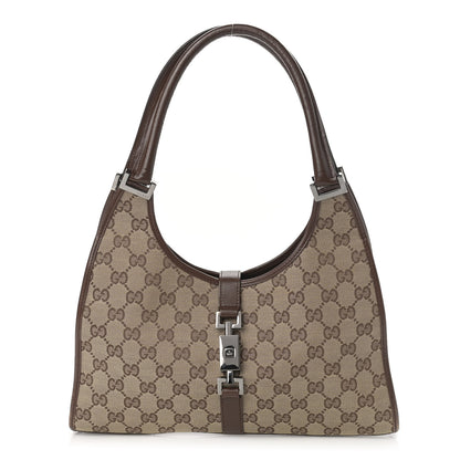 Gucci Monogram Small Bardot Bag Brown 1 of 11