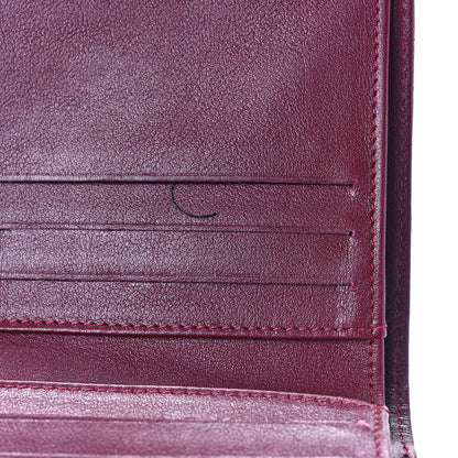 Chanel Patent Quilted Compact French Flap Wallet Dark Red 11 of 12