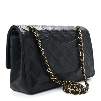 Chanel Lambskin Quilted Medium Double Flap Black 3 of 13