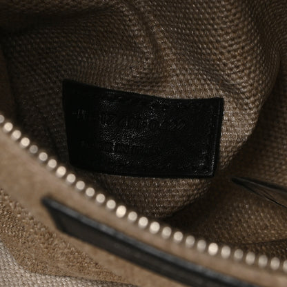 Saint Laurent Linen Calfskin Small Rive Gauche Tote Greggio Natural 6 of 9