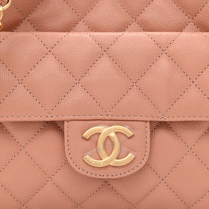 Chanel Caviar Quilted Wavy CC Hobo Beige 8 of 11