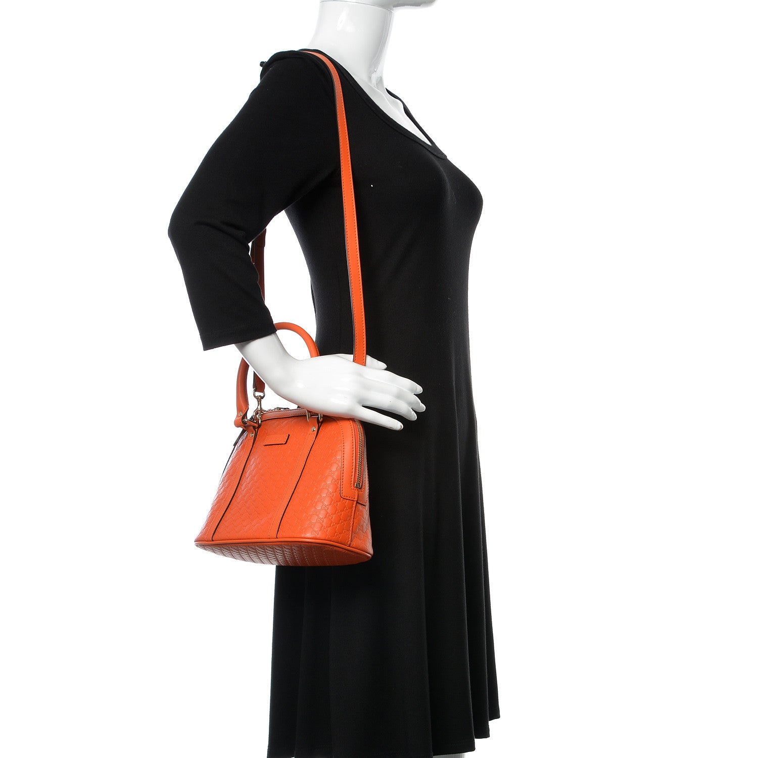 Gucci Microguccissima Mini Dome Bag Sun Orange 2 of 9