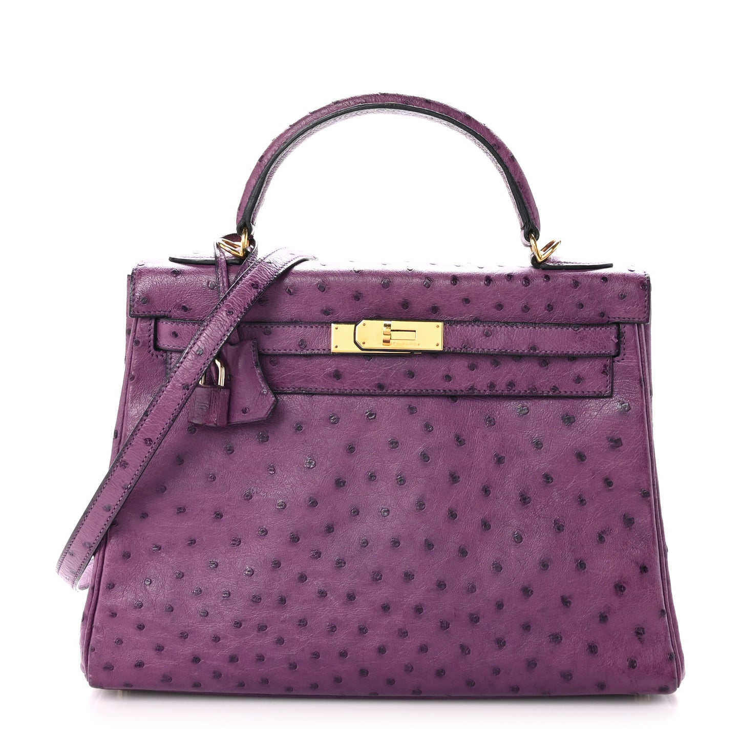 Ostrich Kelly Retourne 32 Violine