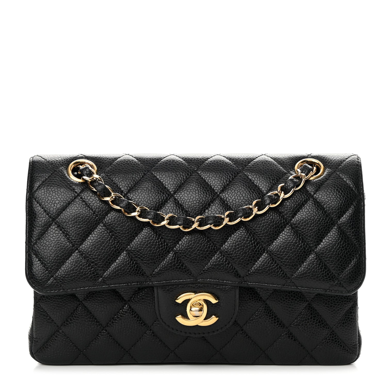 Chanel Caviar Quilted Small Double Flap Black 1 of 15