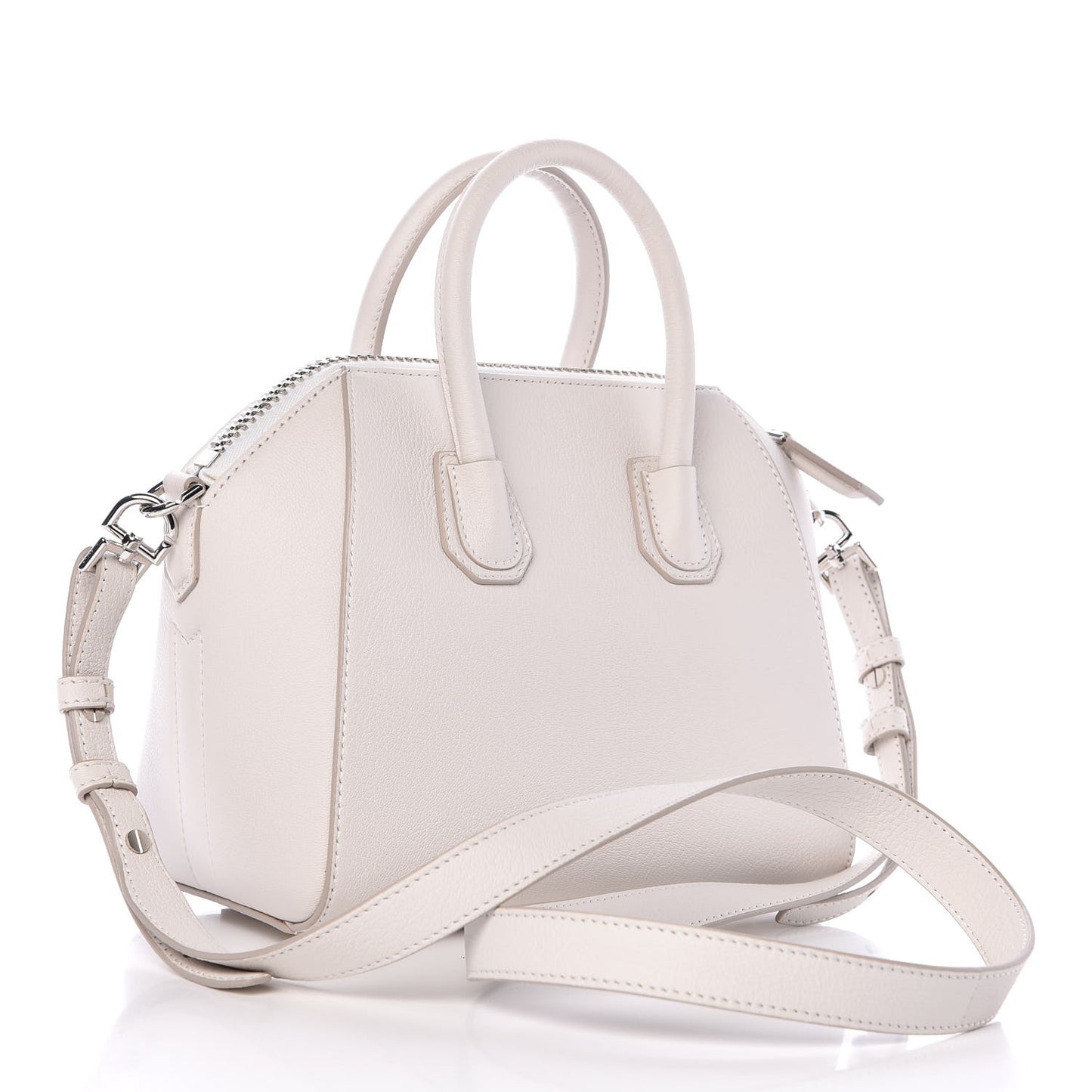 Sugar Goatskin Mini Antigona White