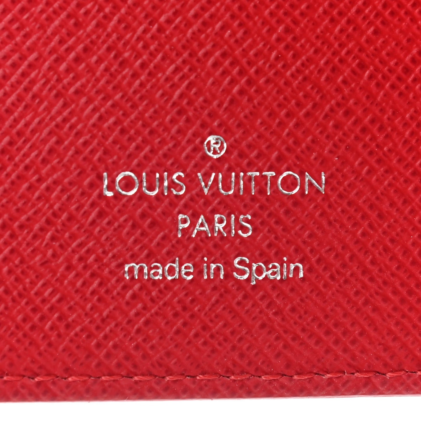 Epi Small Ring Agenda Cover Rouge