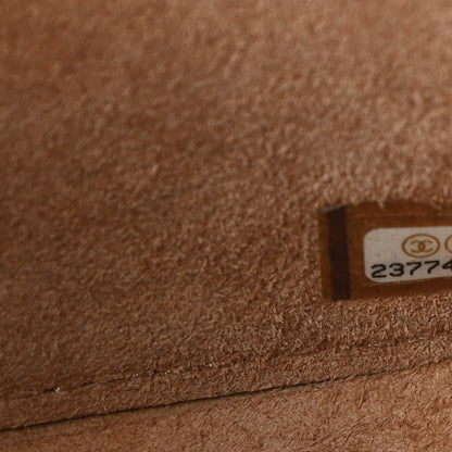 Chanel Grained Calfskin Mini Square Classic Pure Flap Brown 7 of 9