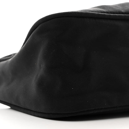 Prada Tessuto Nylon Pochette Bag Black 9 of 10
