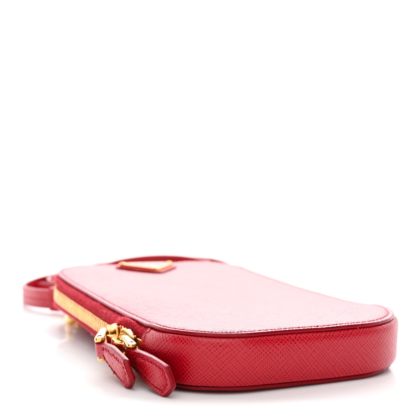 Saffiano Triangle Phone Case Fuoco