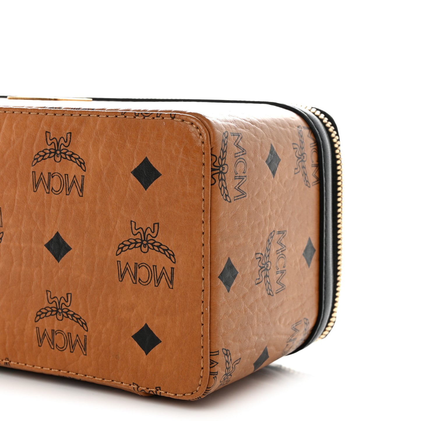 Visetos Vanity Case Cognac Black