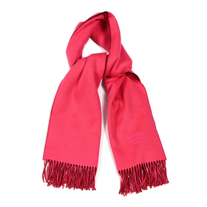 Hermes Cashmere Fringe Double Face Stole 1 of 4