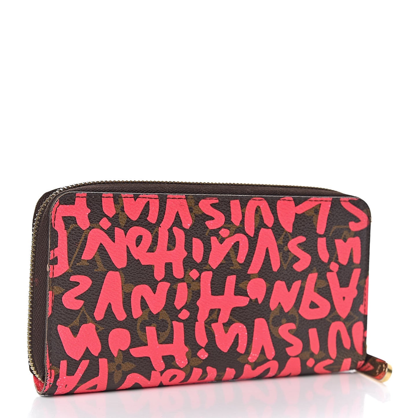 Monogram Graffiti Zippy Wallet Fuchsia