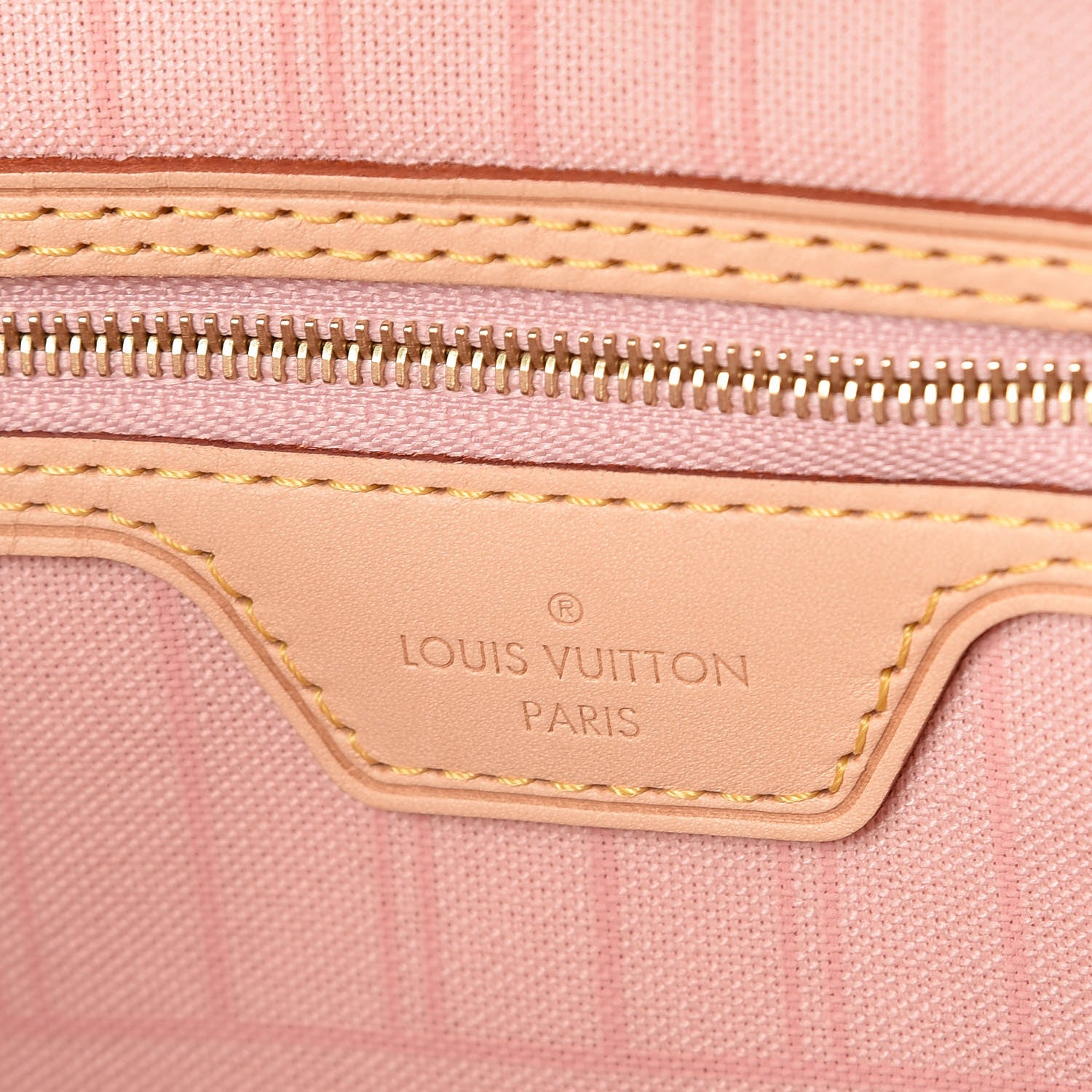 Louis Vuitton Damier Azur Neo Neverfull MM Rose Ballerine 8 of 10