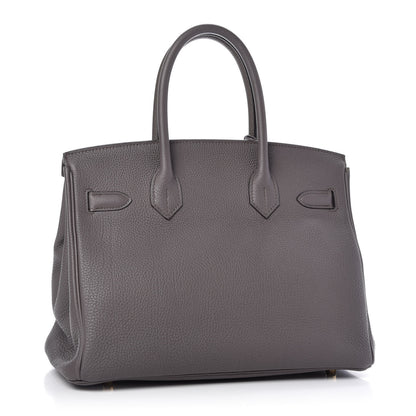 Hermes Togo Birkin 30 Etain 3 of 10