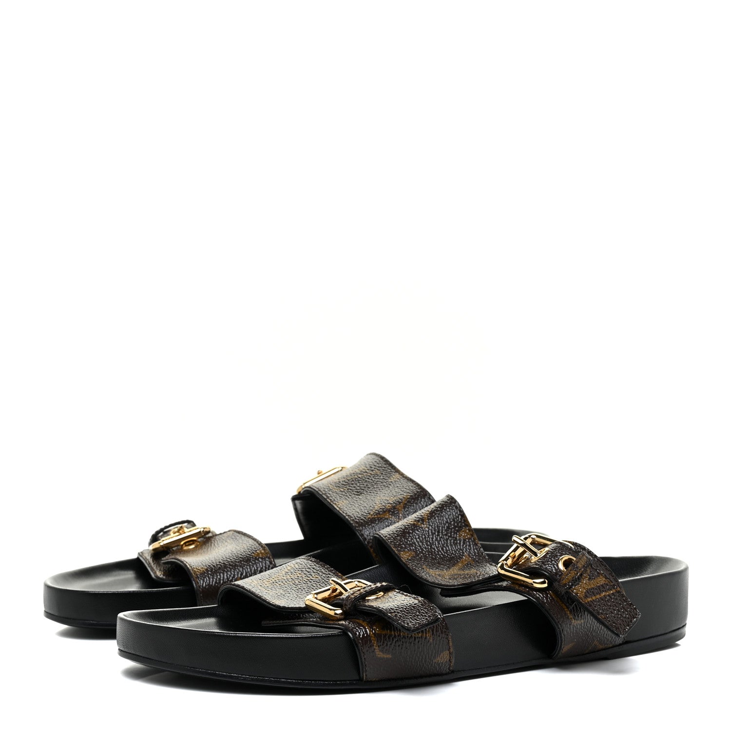 Louis Vuitton Monogram Bom Dia Mule Sandals 39 3 of 12