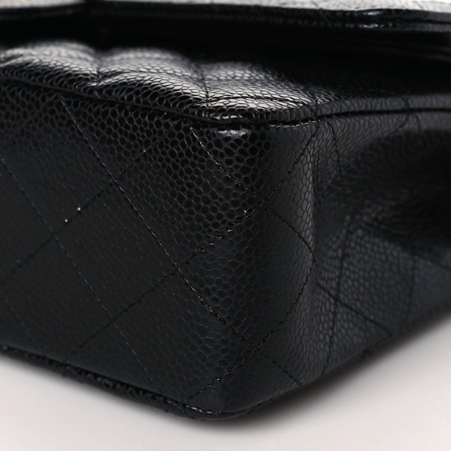 Chanel Caviar Quilted Medium Double Flap Black 9 of 9
