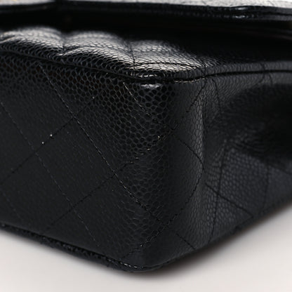 Chanel Caviar Quilted Medium Double Flap Black 9 of 9