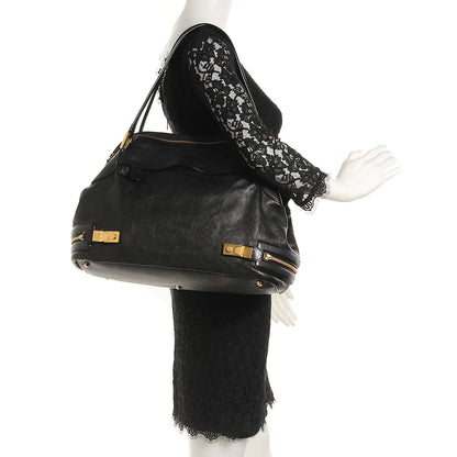 Chloe Calfskin Cary Zipped Shoulder Bag Black 2 of 10
