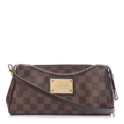 Louis Vuitton Damier Ebene Eva Clutch 1 of 10