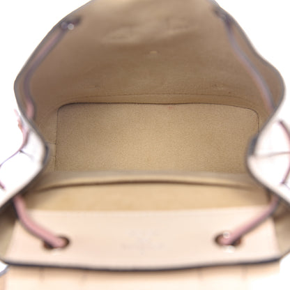 Louis Vuitton Calfskin Flowers Lockme Mini Backpack Creme 5 of 10