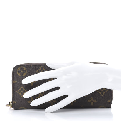 Louis Vuitton Monogram Clemence Wallet Rose Ballerine 2 of 9