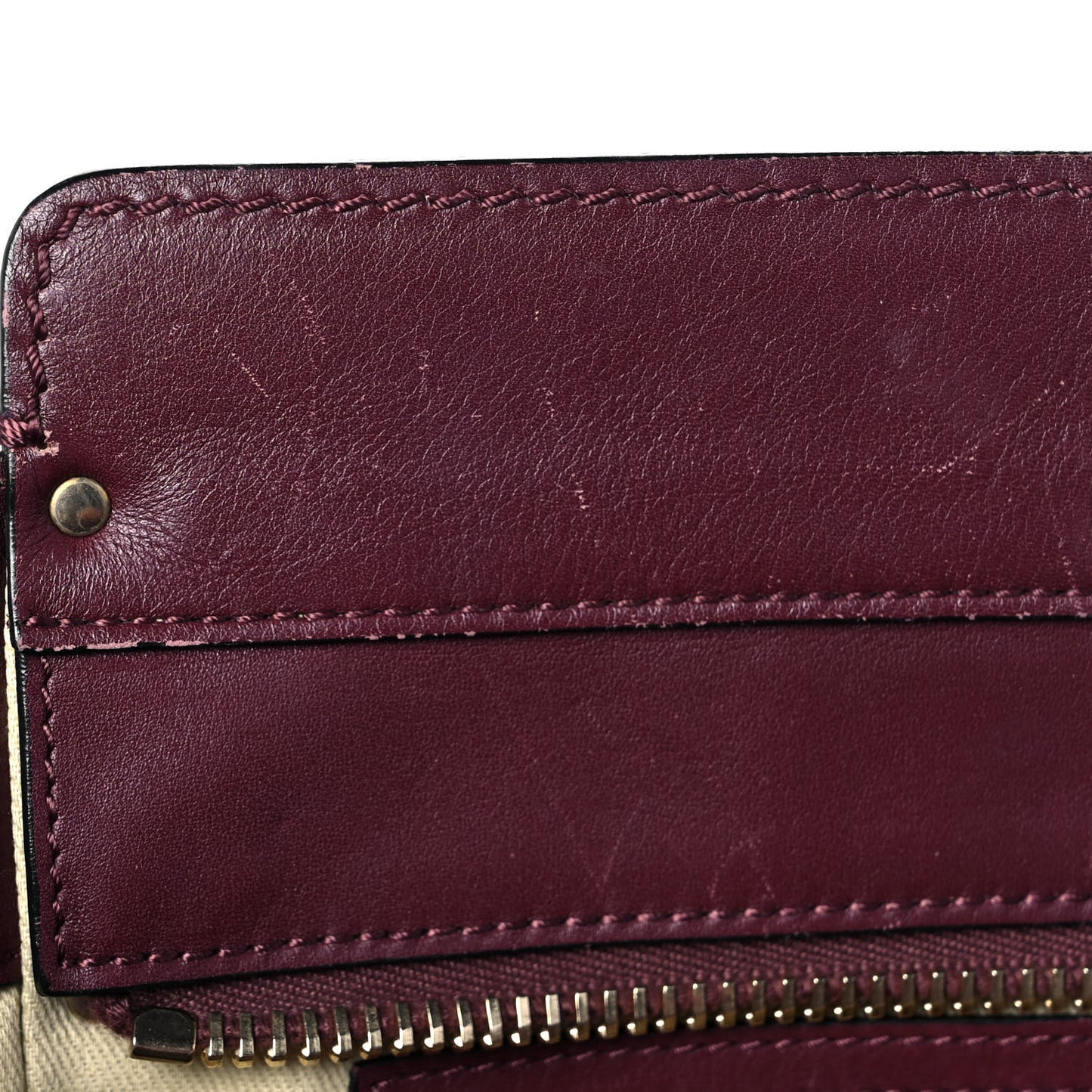Vitello Rockstud Double Handle Tote Rubin
