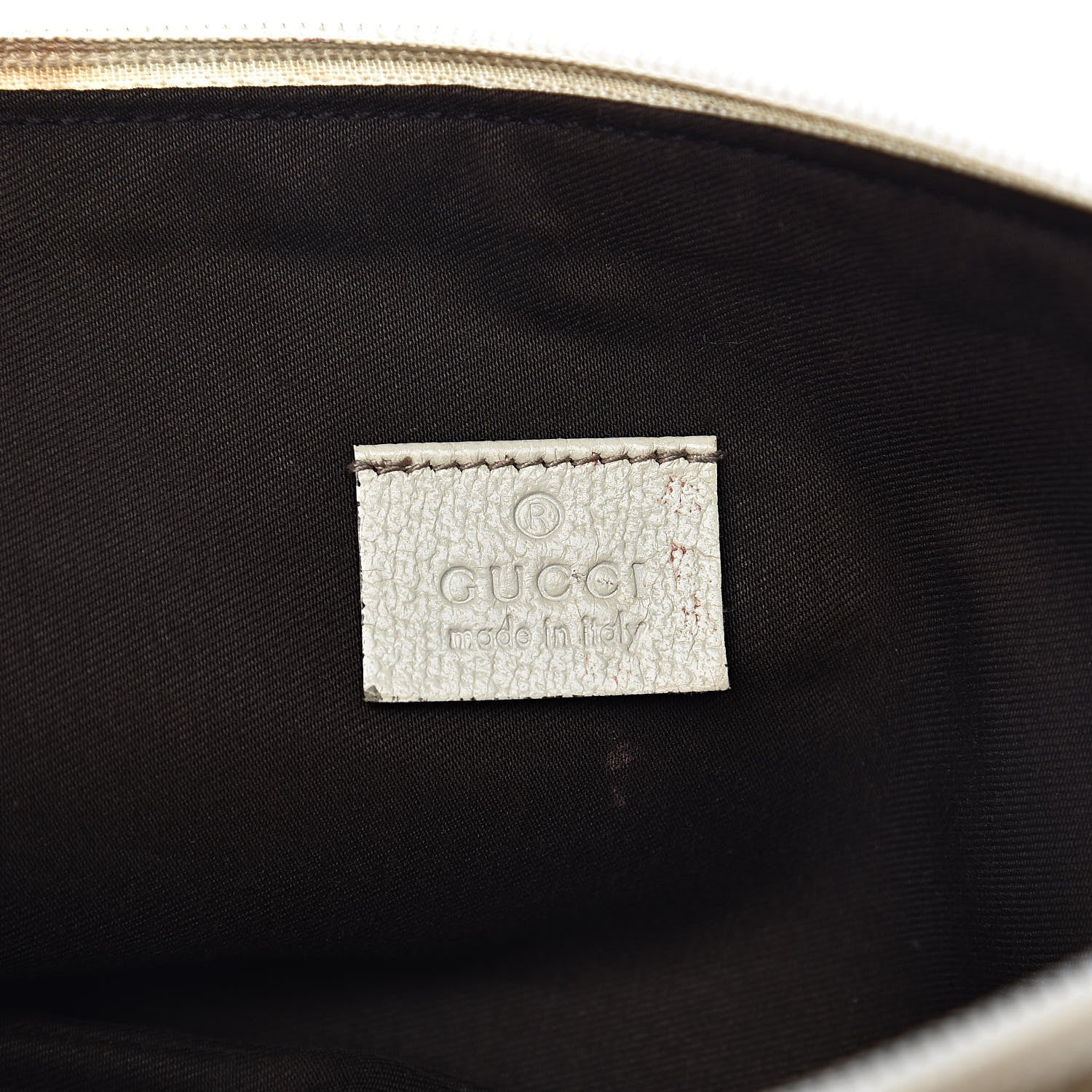 Gucci Monogram Pretty Boat Pochette White 6 of 16