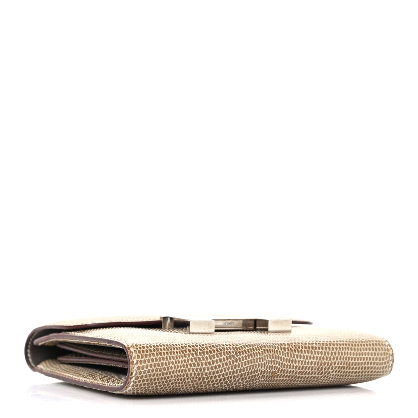 Lizard Niloticus Constance Short Wallet Ficelle
