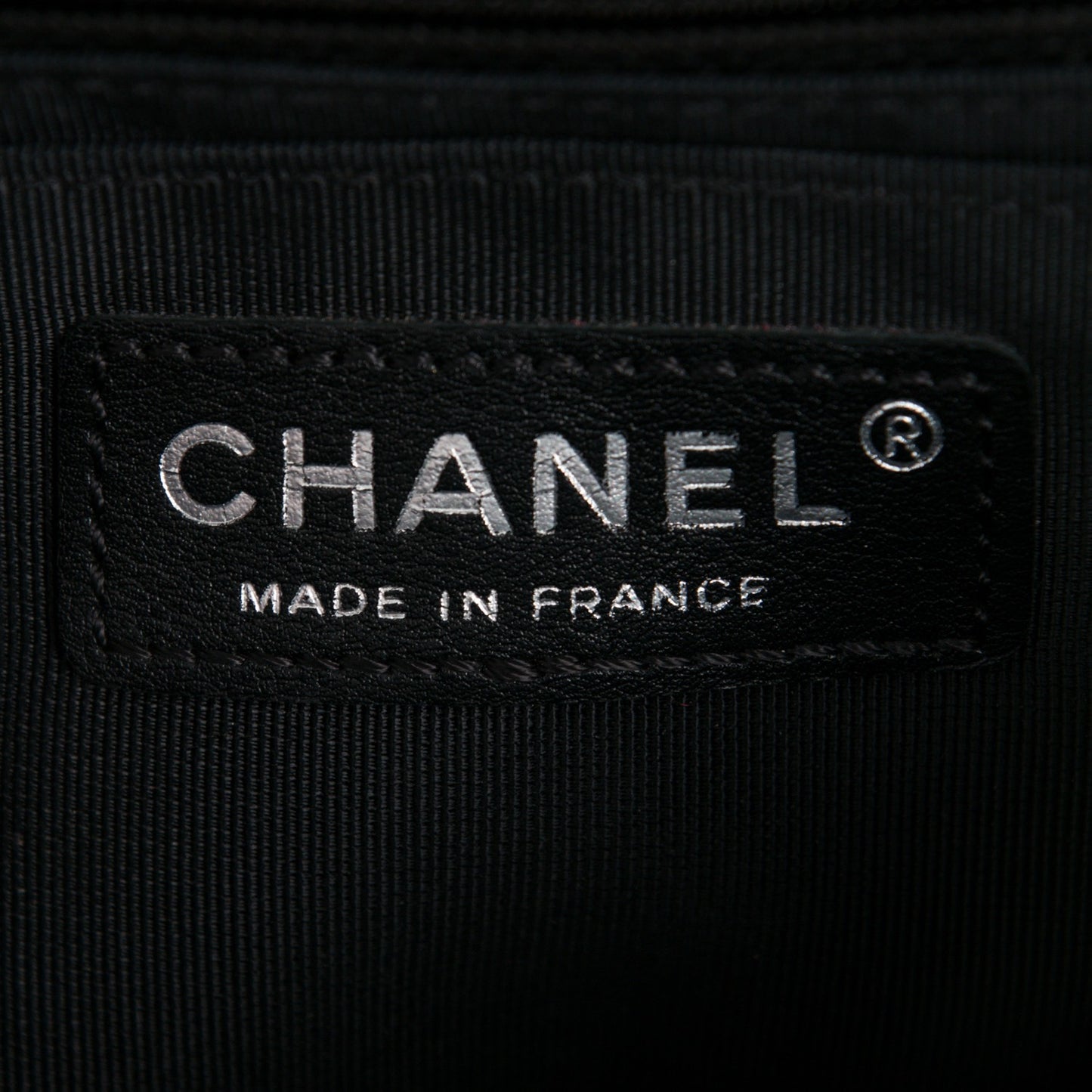 Lambskin Chevron Medium Leo Lion Flap Black