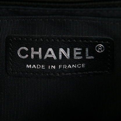 Chanel Lambskin Chevron Medium Leo Lion Flap Black 6 of 8
