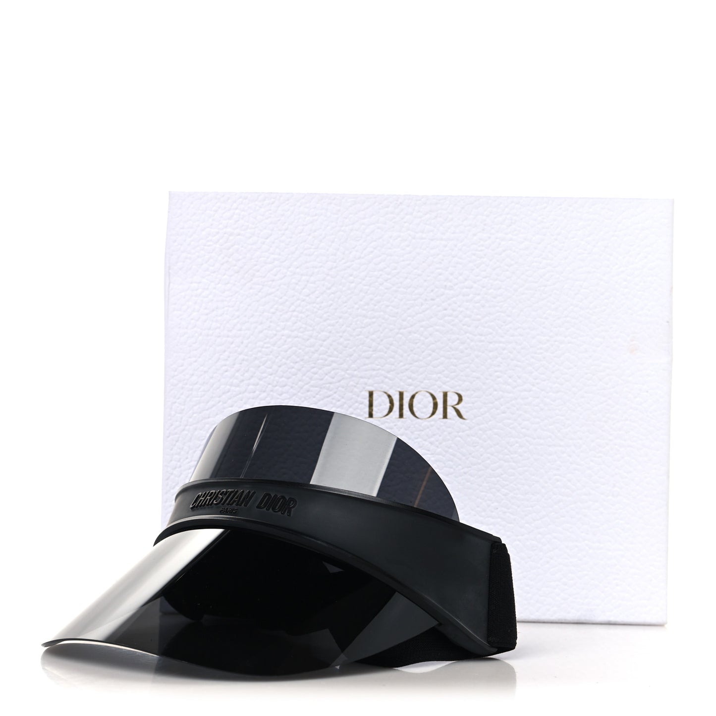 Mirrored DiorClubV1U Sun Visor Black