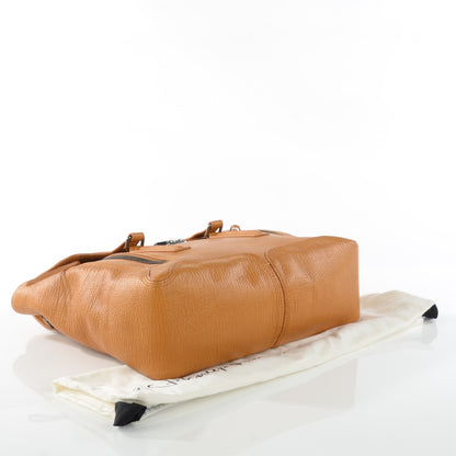 3.1 Phillip Lim 3.1 Textured Calfskin Medium Pashli Satchel Amber 4 of 8