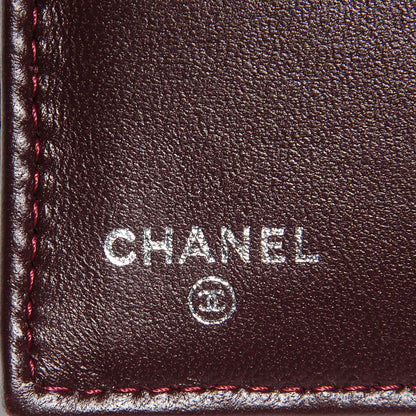 Chanel Lambskin Quilted Large Flap Wallet Black 6 of 7