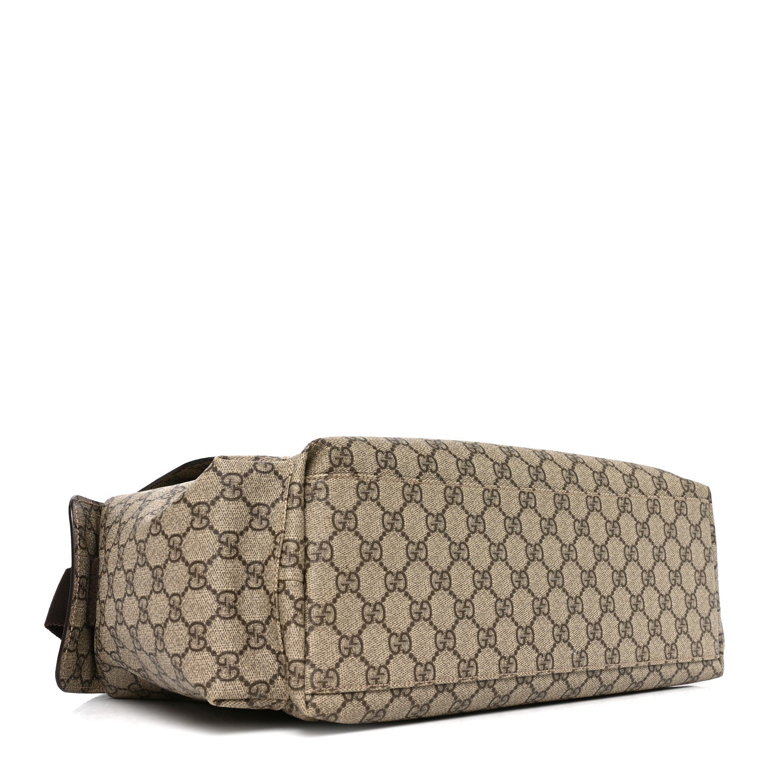 Gucci GG Plus Monogram Messenger Diaper Bag Dark Brown 3 of 10