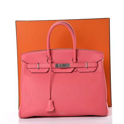 Hermes Togo Birkin 35 Rose Lipstick 38 of 38