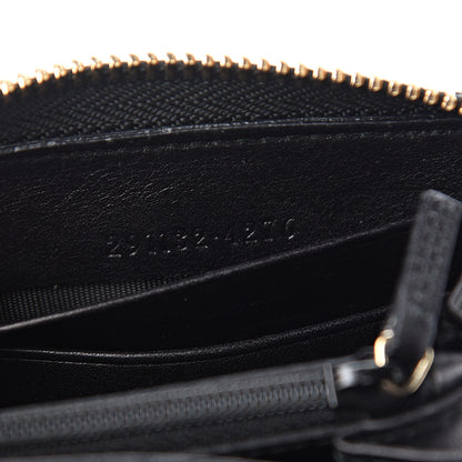 Gucci Guccissima Sukey Zip Around Wallet Black 6 of 7