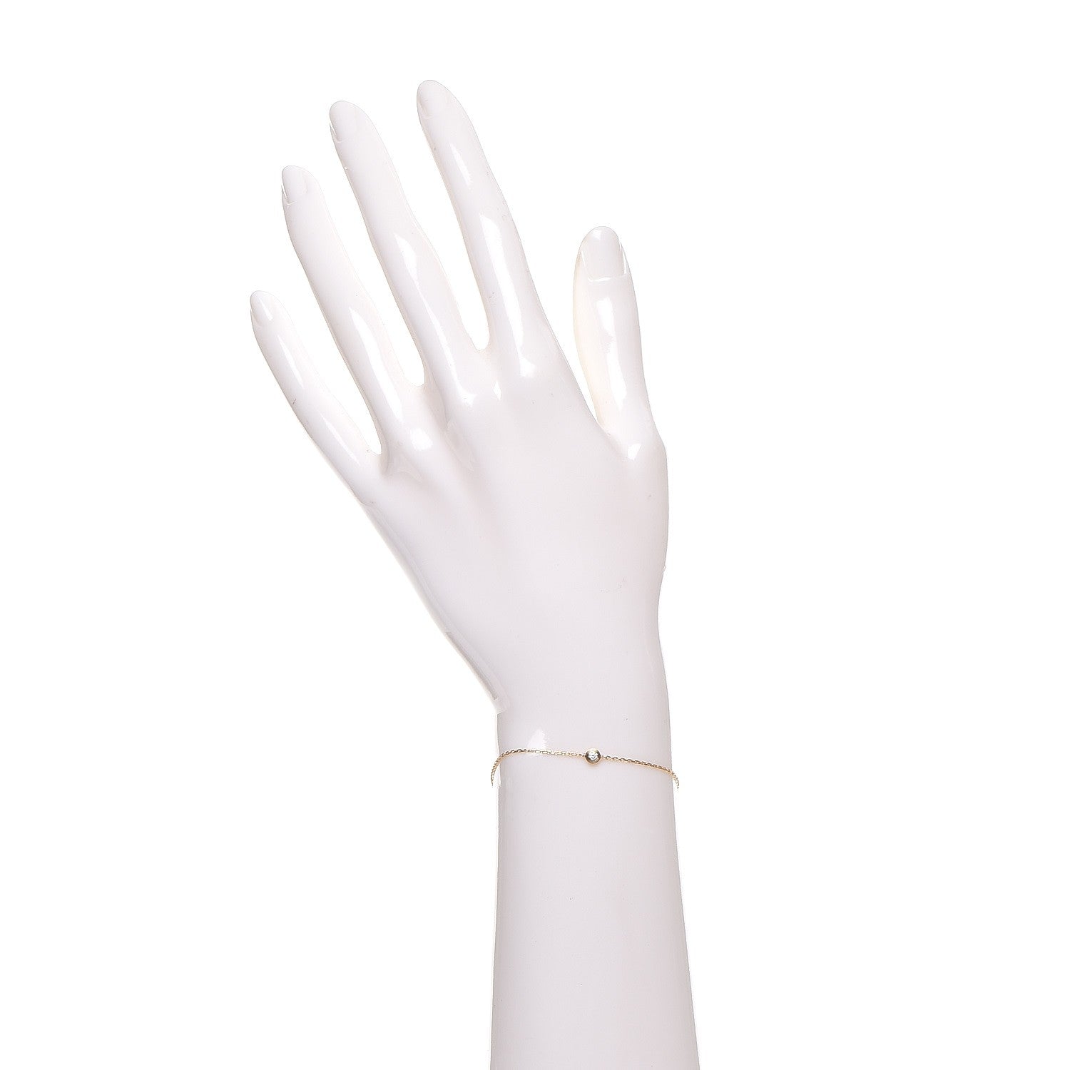 Cartier 18K Yellow Gold Diamond XS D'Amour Bracelet 10 of 14