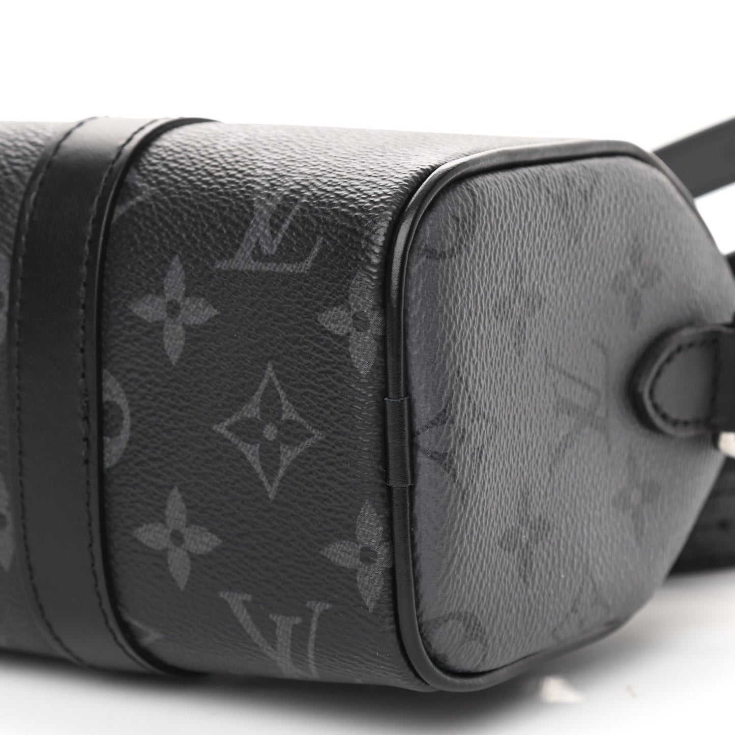 Reverse Monogram Eclipse Keepall XS Black