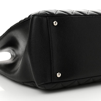 Chanel Caviar Quilted XL Grand Shopping Tote GST Black 9 of 12