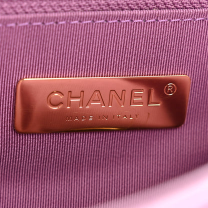 Chanel Goatskin Quilted Medium Chanel 19 Flap Purple 6 of 13