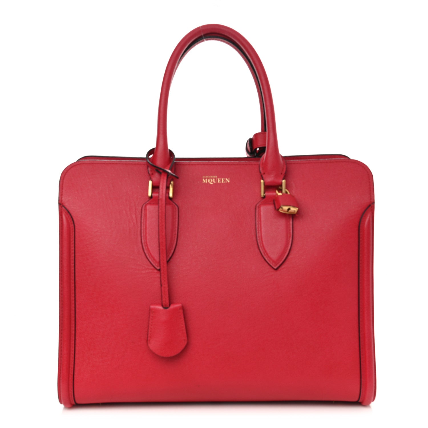 Alexander McQueen Saffiano Heroine Open Tote Red 1 of 16