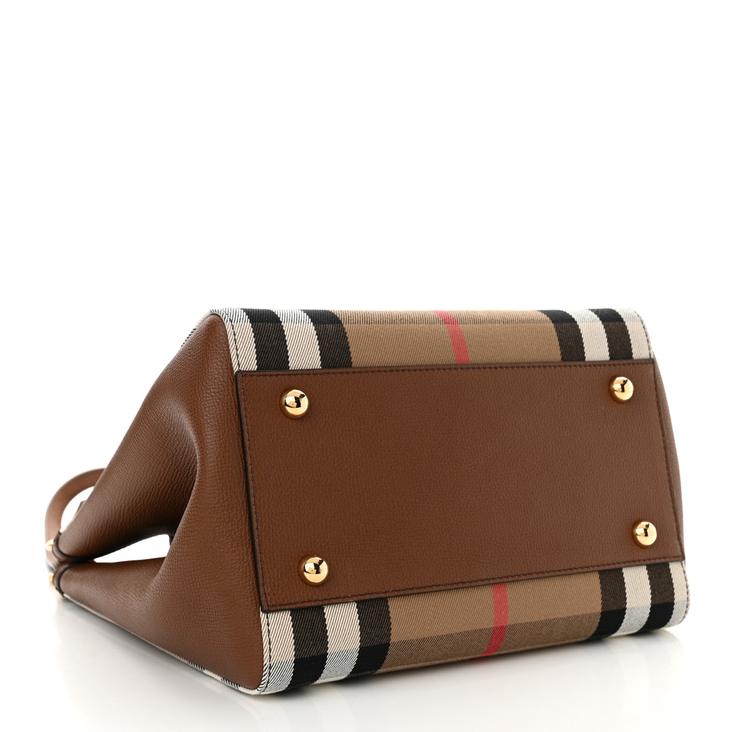 Burberry House Check Small Canterbury Tote Tan 4 of 9