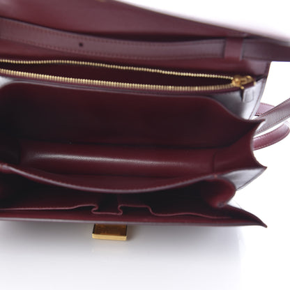 Celine Box Calfskin Medium Classic Box Flap Bag Burgundy 5 of 11