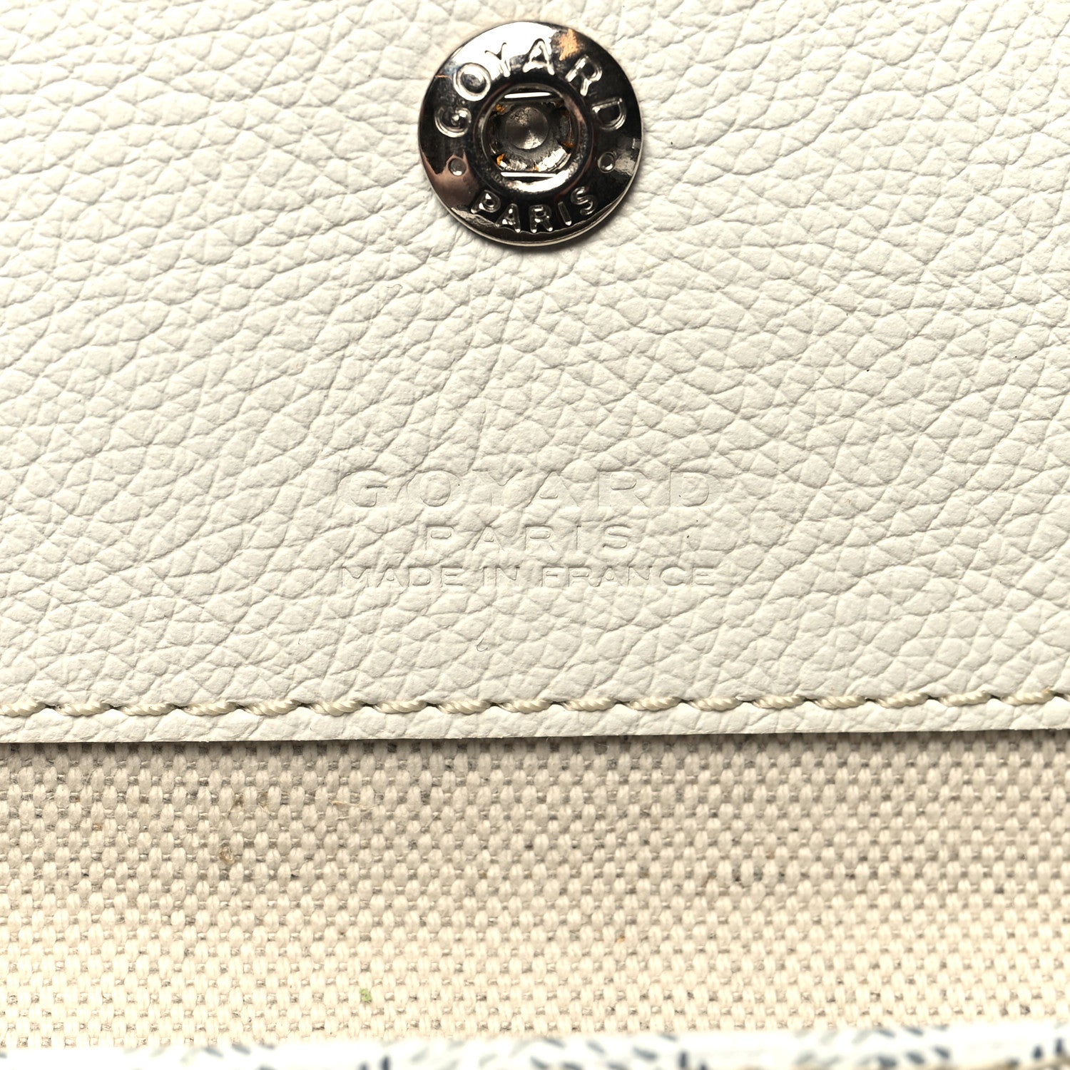 Goyard Goyardine Boheme Hobo White 8 of 12